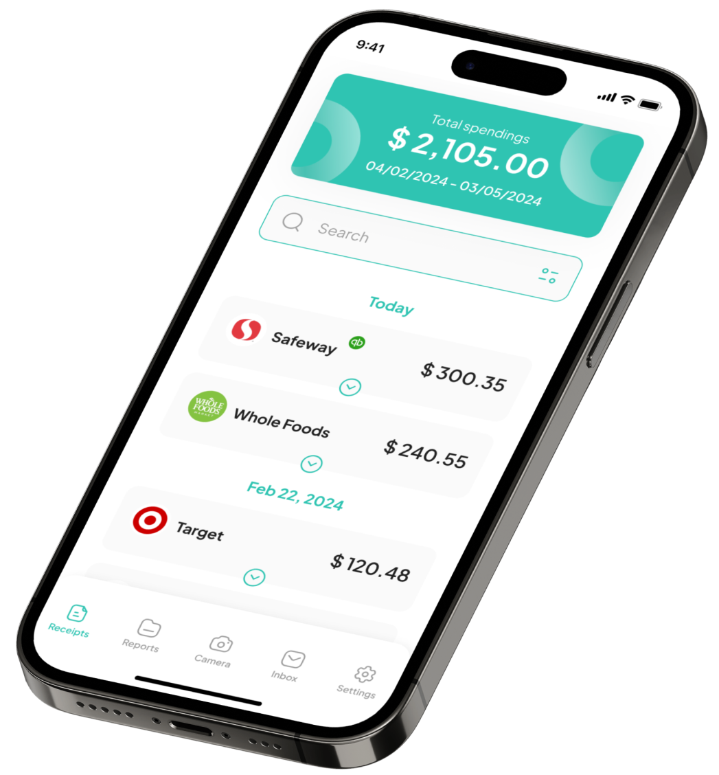 Save your receipts with AI-powered